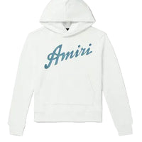 Amiri California Hawaiian Hoodie White
