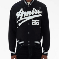 Amiri Logo Patch Varsity Jacket