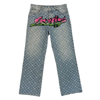 Louis Vuitton Monogram Graffiti Jeans