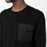 Moncler Embossed Logo Pocket Sweater
