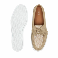 Dior Granville Suede Oblique Jacquard Lace-up Loafer