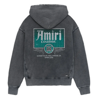Amiri Vintage Crystal Lounge Hoodie Black