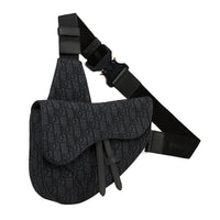 Dior Oblique Jacquard Saddle Bag