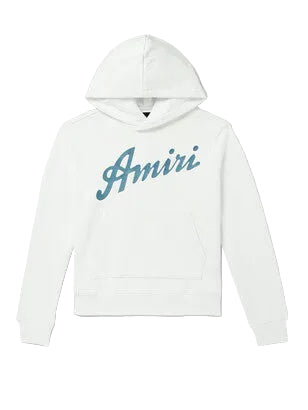 Amiri California Hawaiian Hoodie White