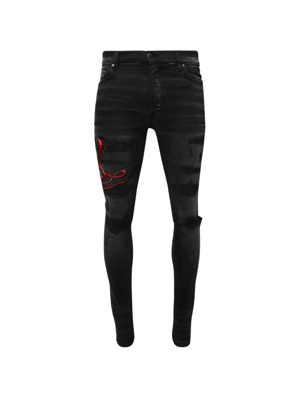 Amiri Thrasher Snake Patch Jeans