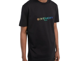Givenchy Rainbow Embroidery Logo T-Shirt
