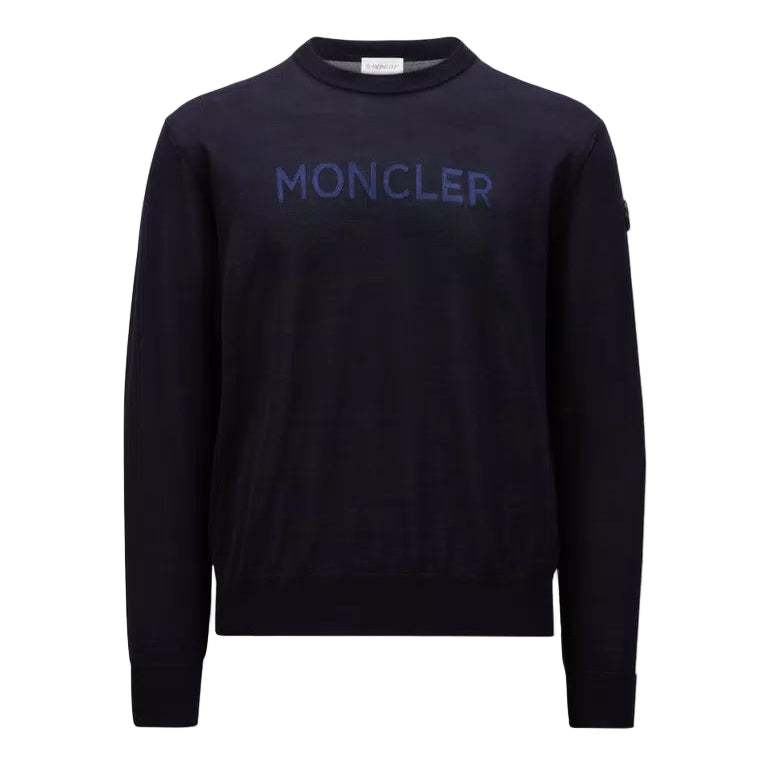 Moncler Logo Lana Wool Sweater