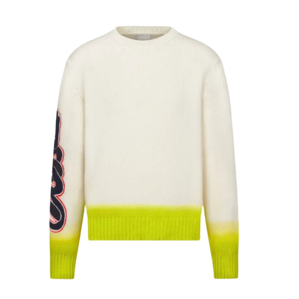 Dior x KAWS Embroidery Knitted Wool Sweater