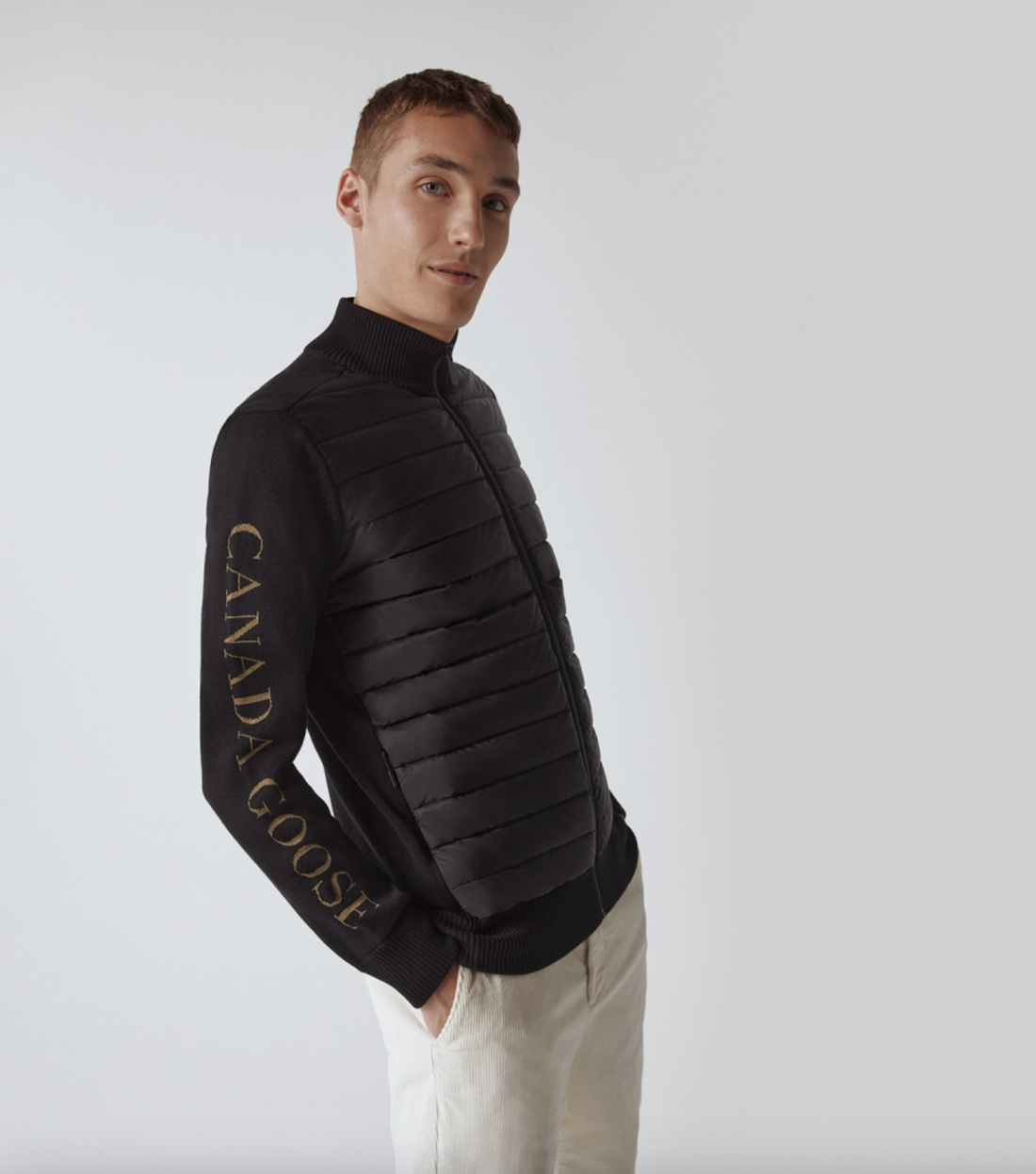 Canada Goose Hybridge Reflective Down Cardigan