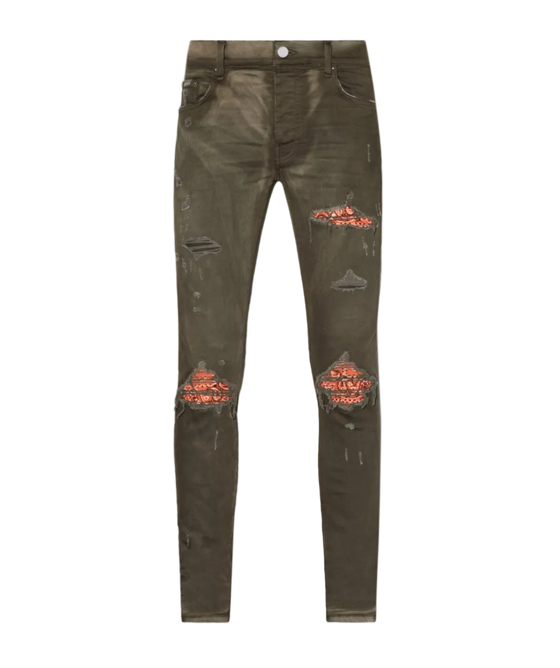 Amiri Bandana Military Green MX1 Jeans