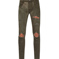 Amiri Bandana Military Green MX1 Jeans