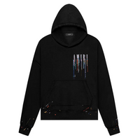 Amiri Paint Drip Core Logo Hoodie