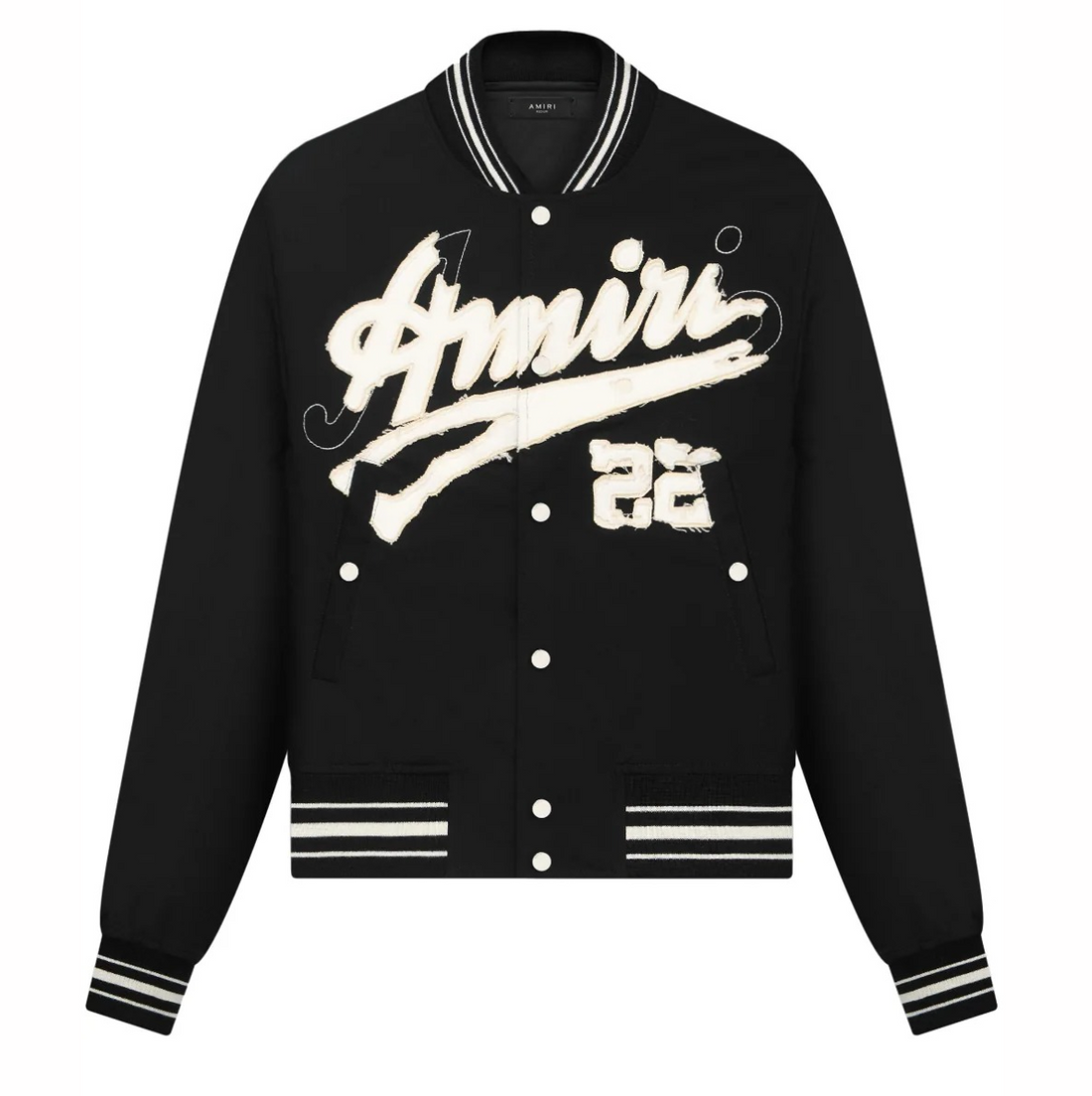 Amiri Logo Patch Varsity Jacket