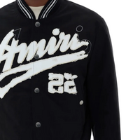 Amiri Logo Patch Varsity Jacket