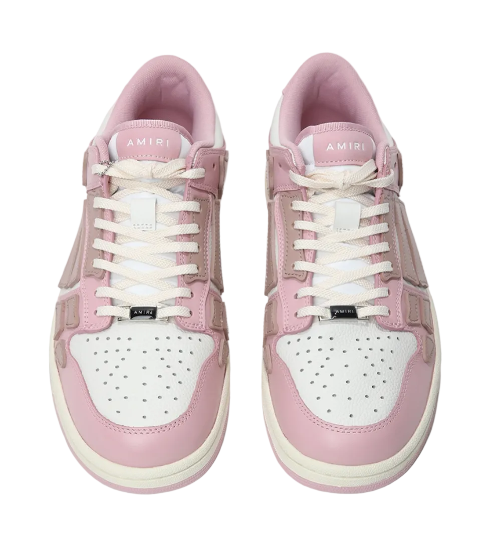 Amiri Skeleton Low Sneaker Baby Pink
