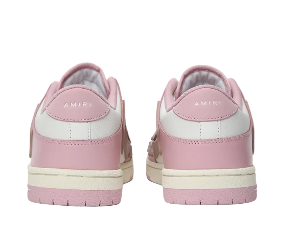 Amiri Skeleton Low Sneaker Baby Pink