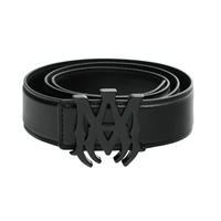 Amiri MA Logo Leather Belt