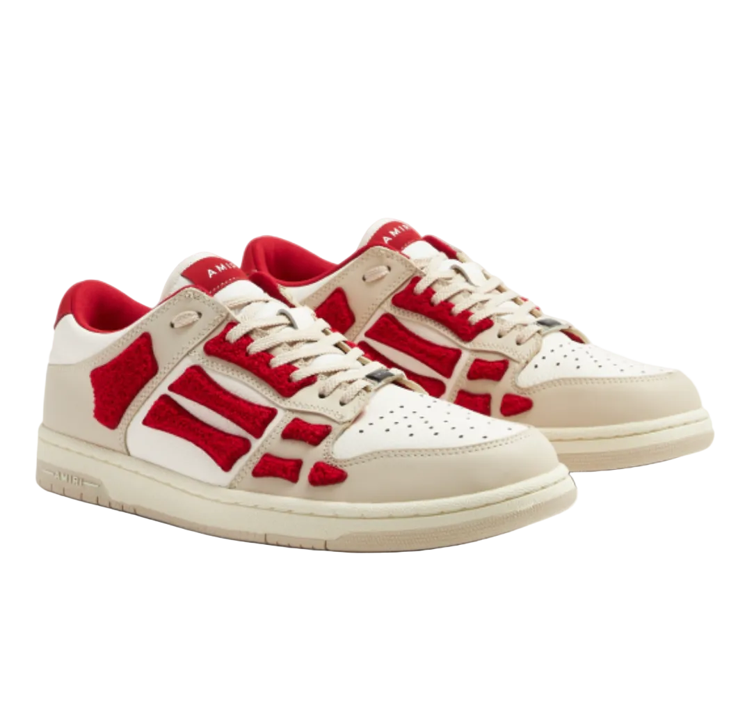 Amiri Skeleton Low Top Sneaker Red