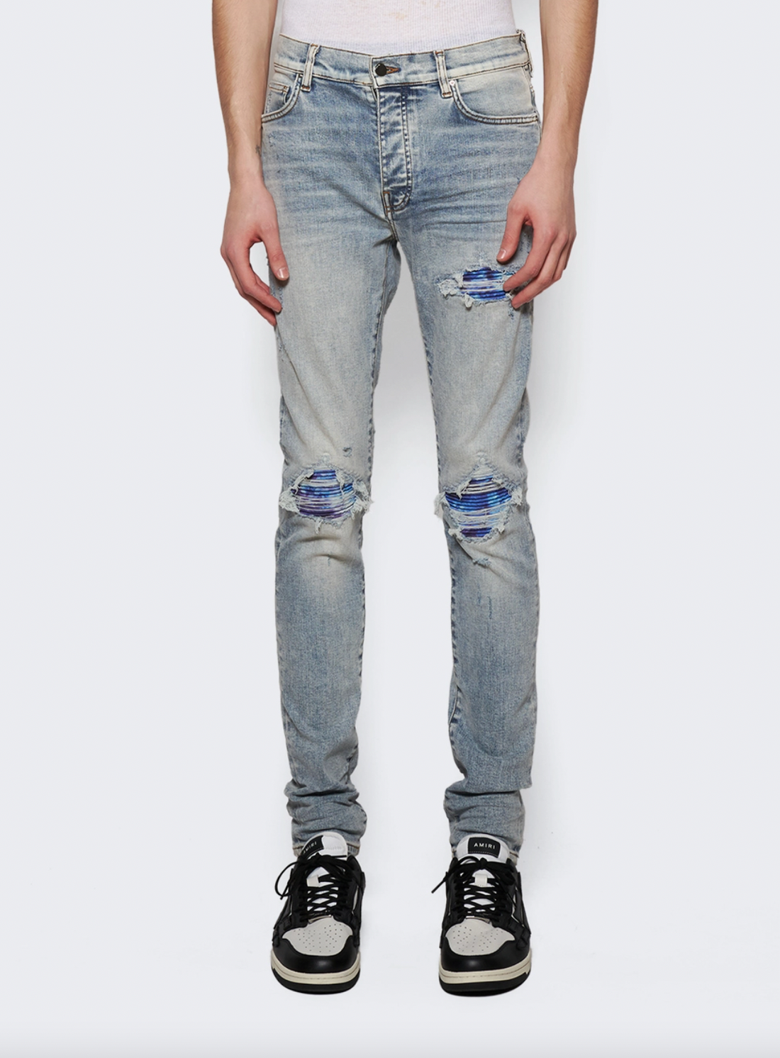 Amir Tie Dye MX1 Stone Indigo Jeans