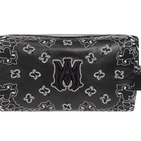 Amiri Bandana Logo Toiletry Bag