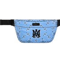 Amiri Bandana Logo Leather Bumbag