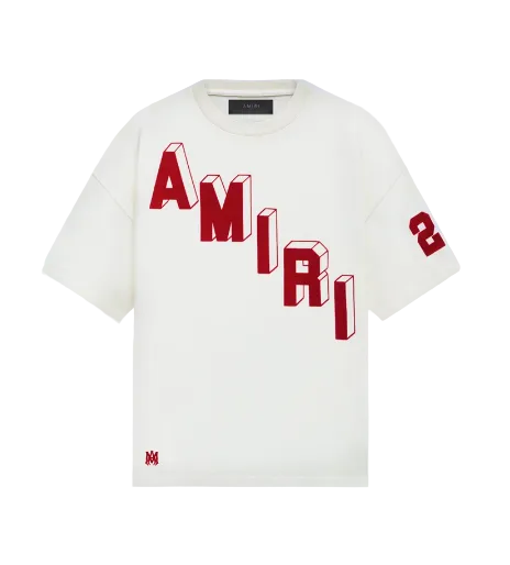Amiri Flocked Hockey Skater T-Shirt