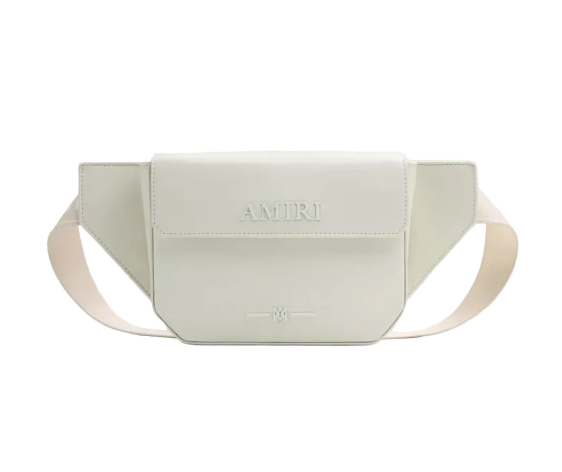 Amiri MA White Leather Crossbody Bag