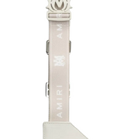 Amiri MA White Leather Crossbody Bag