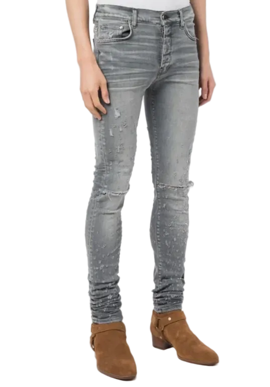 Amiri Shotgun Jeans Grey