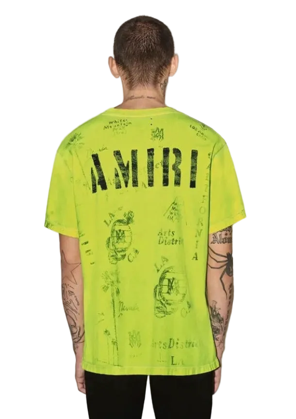 Amiri MA Army Stencil T-shirt