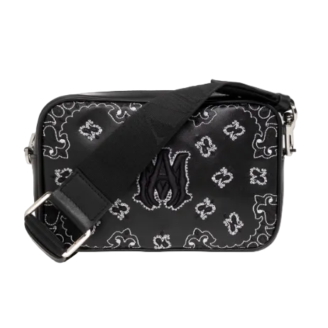 Amiri Camera Bag Bandana Black