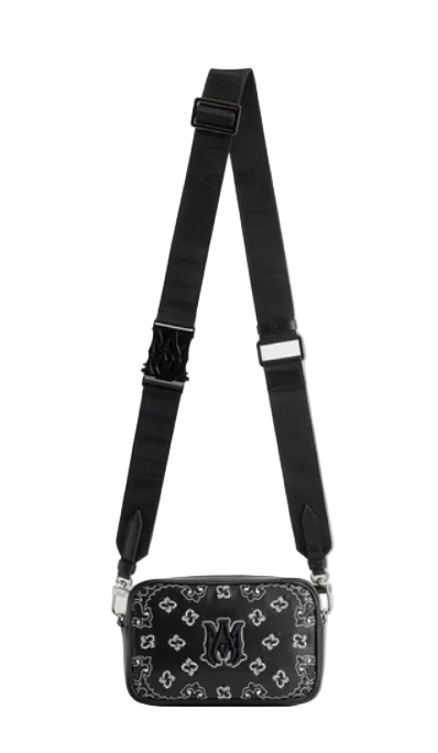 Amiri Camera Bag Bandana Black