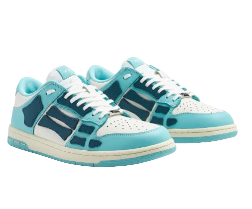 Amiri Skeleton Low Slate Blue Sneaker