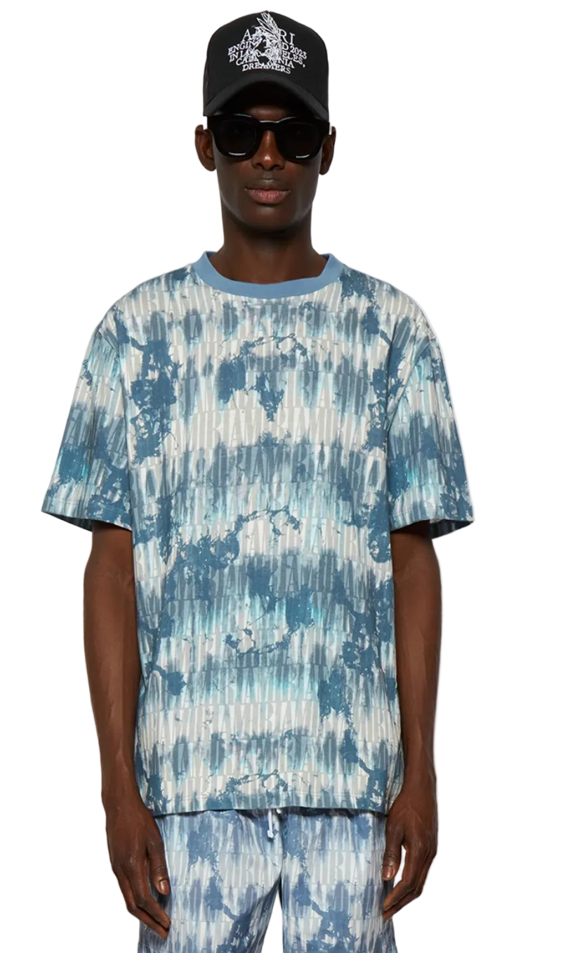 Amiri Tie Dye T-shirt Blue