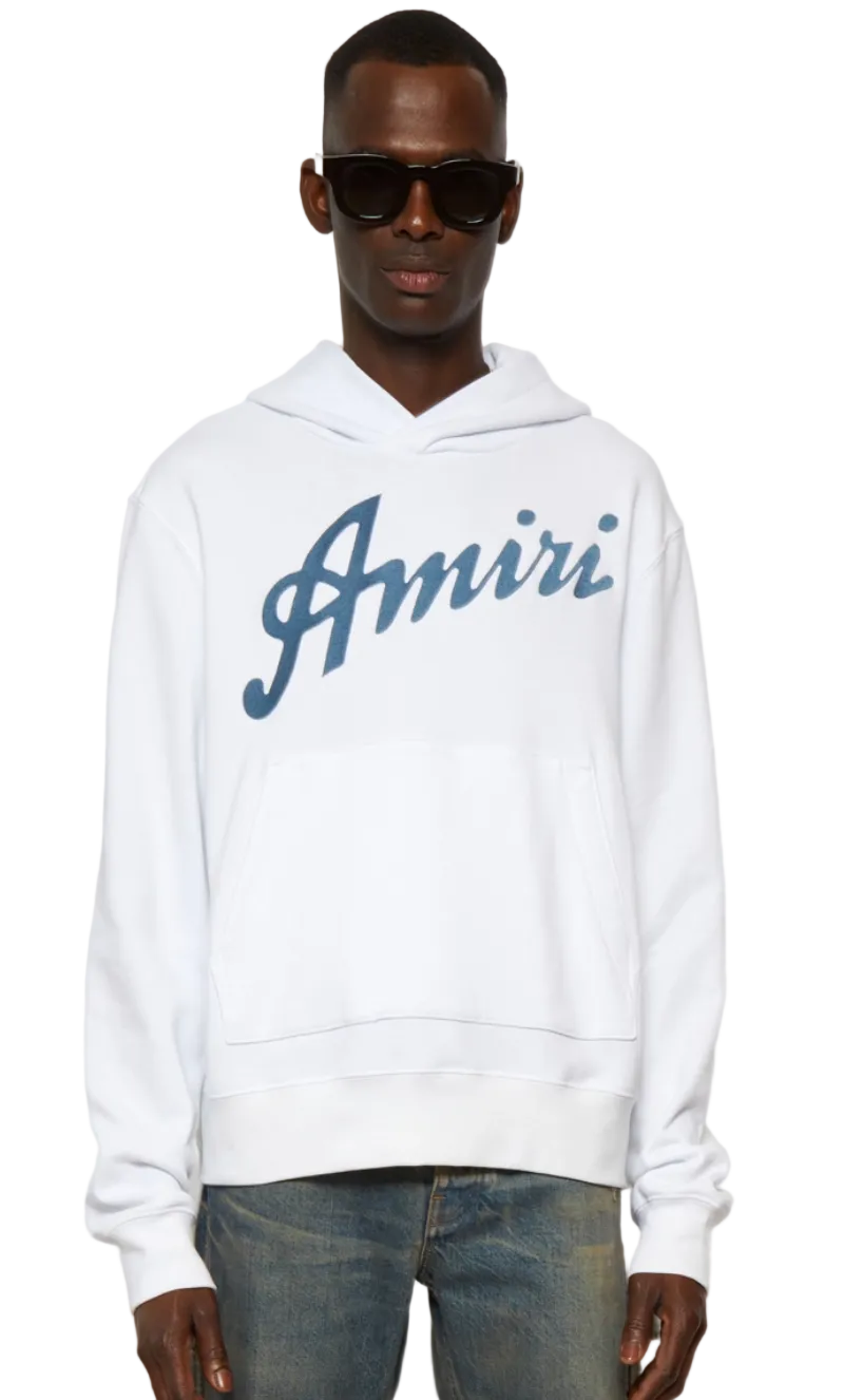 Amiri California Hawaiian Hoodie White