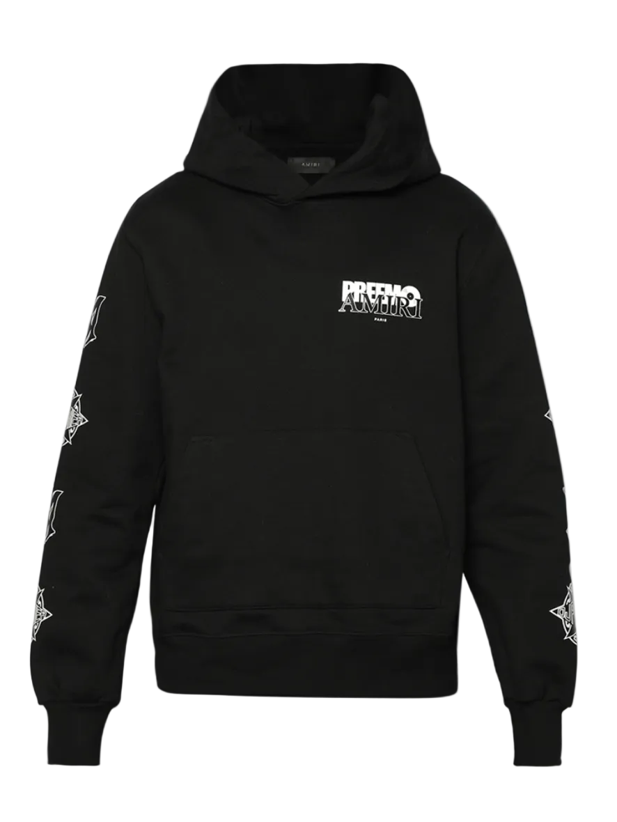 Amiri Preemo Logo Hoodie Black