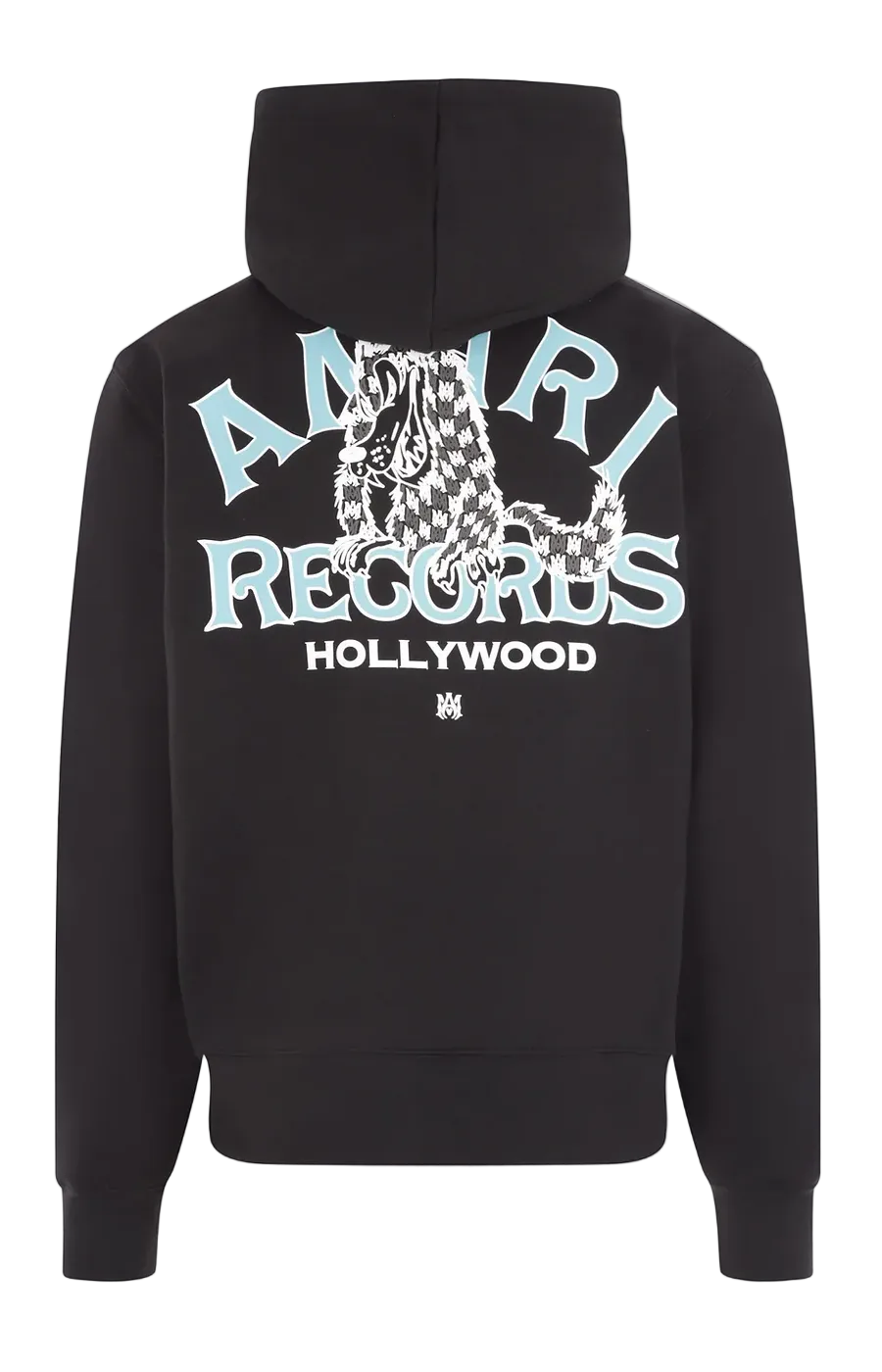 Amiri Records Wolf Hoodie Black