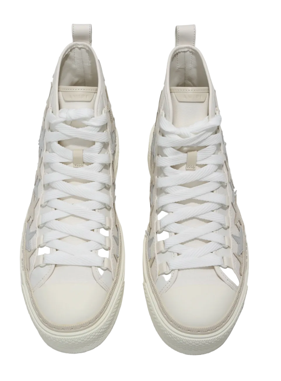 Amiri Stars Court Hi White Sneaker
