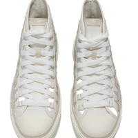 Amiri Stars Court Hi White Sneaker