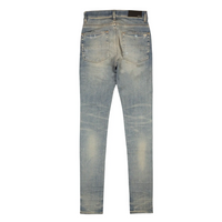 Amiri MX1 Neon Plaid Clay Indigo Jeans
