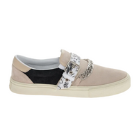 Amiri Bandana Chain Slip On Beige