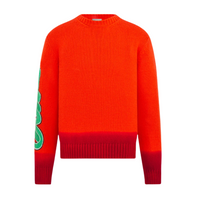 Dior x KAWS Embroidery Knitted Wool Sweater