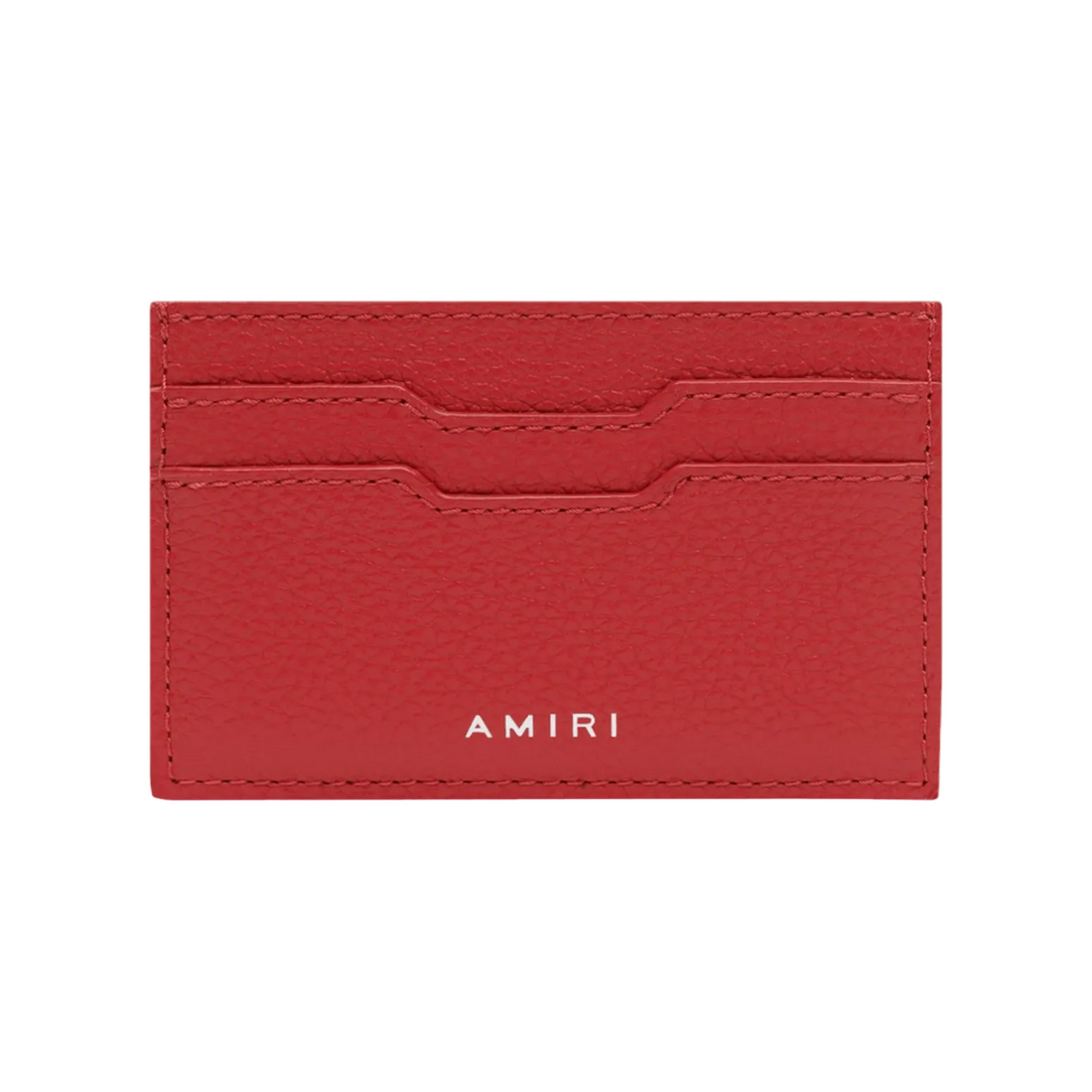 Amiri Logo Leather Card Holder