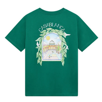 Casablanca Casa Larche Tennis T-Shirt Green