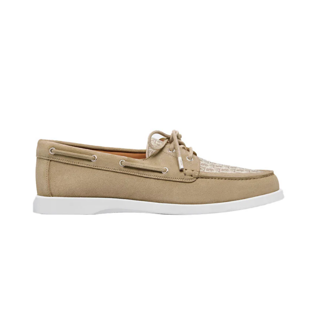 Dior Granville Suede Oblique Jacquard Lace-up Loafer
