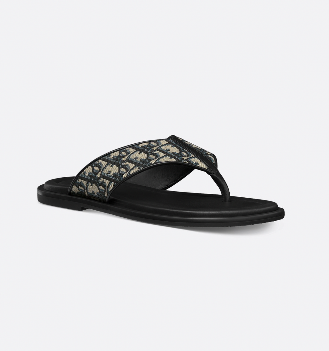 Dior Oblique Jacquard Aqua Sandals