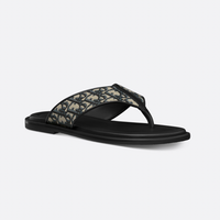 Dior Oblique Jacquard Aqua Sandals