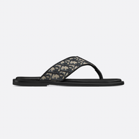 Dior Oblique Jacquard Aqua Sandals