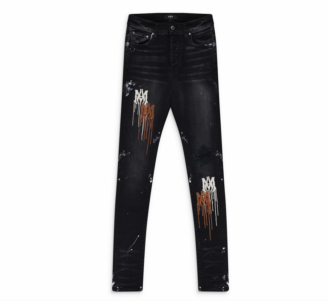 Amiri Aged MA Drip Jeans