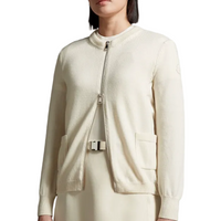 Moncler Zipped Wool Cardigan